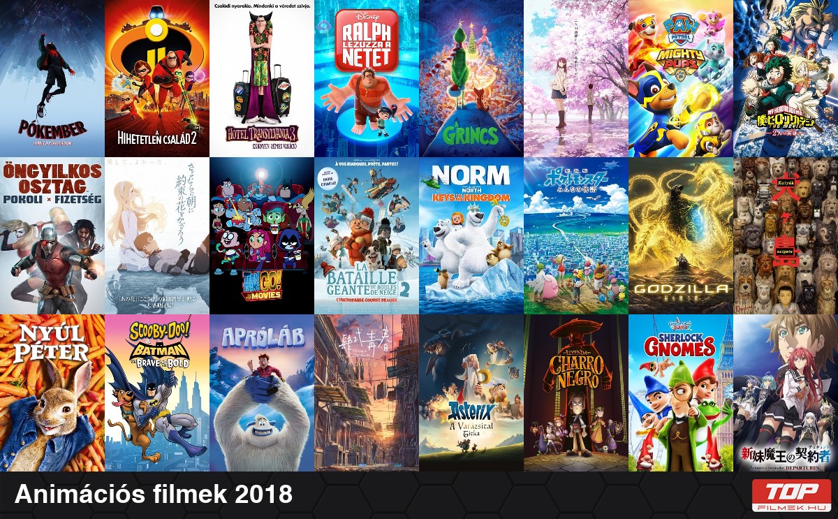 Animációs filmek 2018